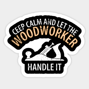 Wood Carpenter Joiner Woodcutter Craftsman Sticker
